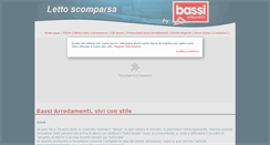 Desktop Screenshot of lettoscomparsa.it